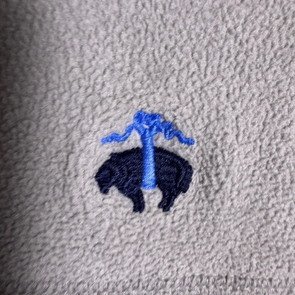 Brooks Brothers Vest Mens L Full Zip Fleece Logo Thermal Golf